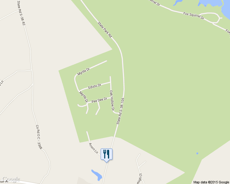 map of restaurants, bars, coffee shops, grocery stores, and more near 210 Oak Hollow Drive in Santee