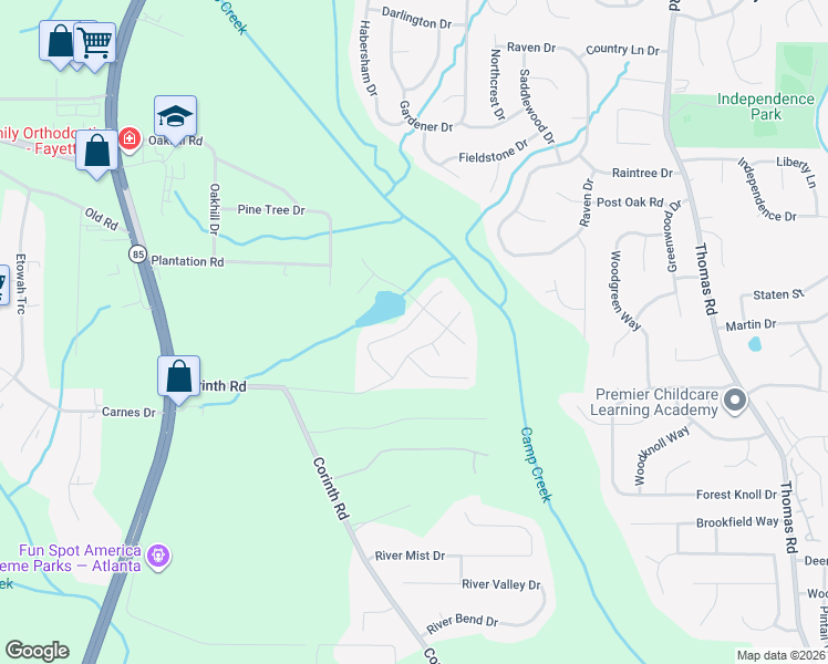 map of restaurants, bars, coffee shops, grocery stores, and more near 767 Chapman Street in Jonesboro