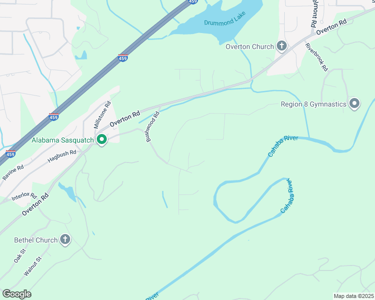 map of restaurants, bars, coffee shops, grocery stores, and more near 4239 Hillsedge Road in Birmingham