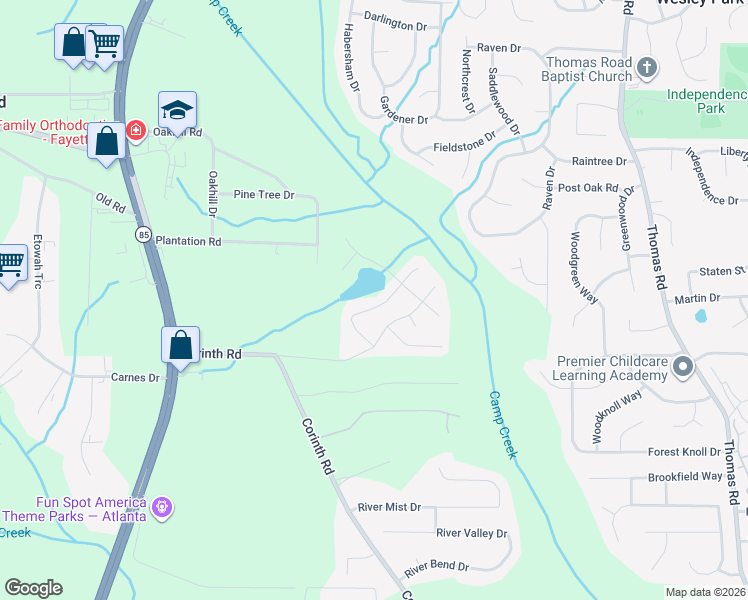 map of restaurants, bars, coffee shops, grocery stores, and more near 778 Chapman Street in Jonesboro