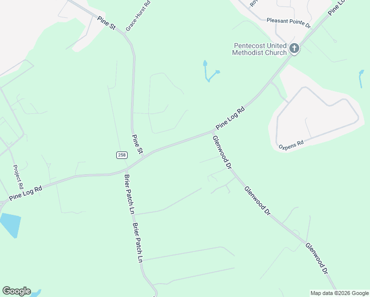 map of restaurants, bars, coffee shops, grocery stores, and more near 2651 Pine Log Road in Warrenville