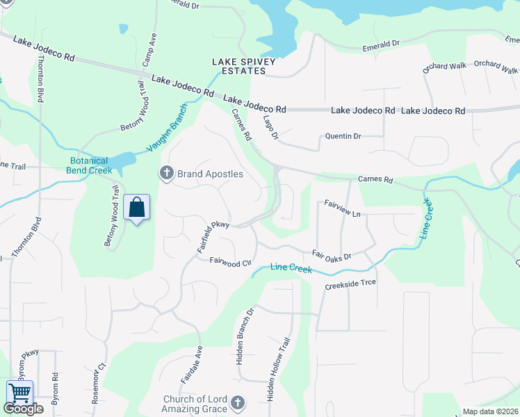 map of restaurants, bars, coffee shops, grocery stores, and more near 2300 Talbot Ridge in Jonesboro