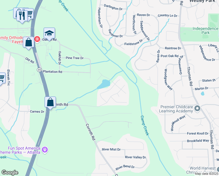 map of restaurants, bars, coffee shops, grocery stores, and more near 766 Chapman Street in Jonesboro