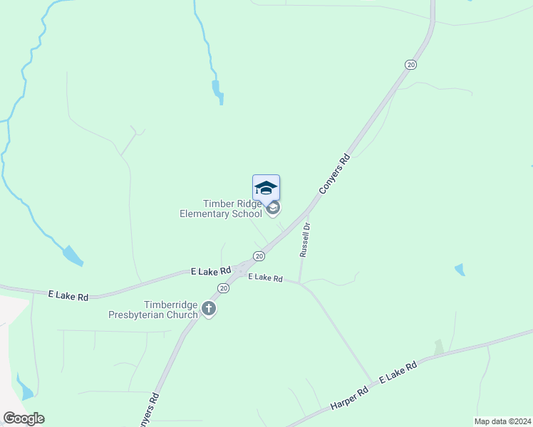 map of restaurants, bars, coffee shops, grocery stores, and more near 2825 Georgia 20 in McDonough