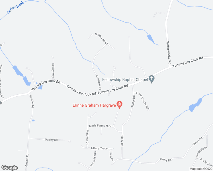 map of restaurants, bars, coffee shops, grocery stores, and more near 1405 Tommy Lee Cook Road in Palmetto