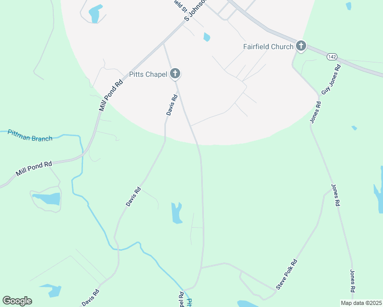 map of restaurants, bars, coffee shops, grocery stores, and more near 330 Pitts Chapel Road in Newborn