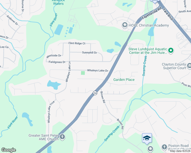 map of restaurants, bars, coffee shops, grocery stores, and more near 574 Cypress Estates Cove in Jonesboro