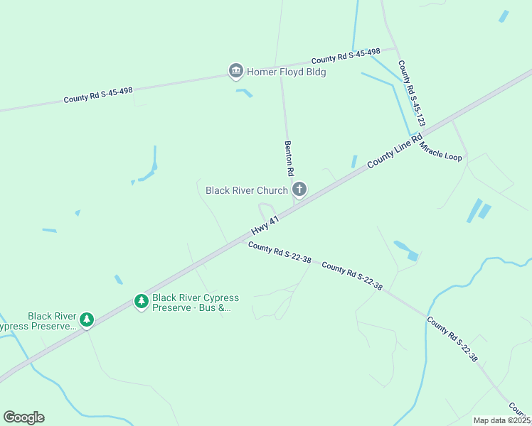 map of restaurants, bars, coffee shops, grocery stores, and more near 16983 County Line Road in Andrews