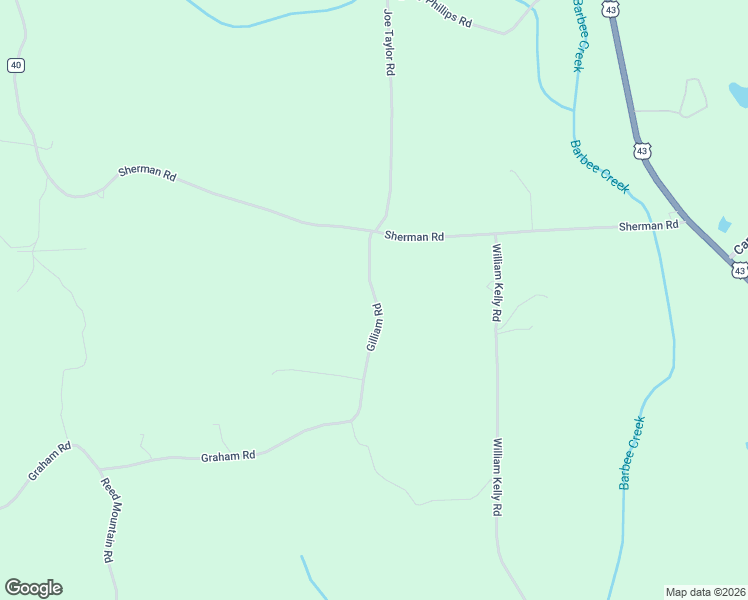 map of restaurants, bars, coffee shops, grocery stores, and more near 13815 Gilliam Road in Berry