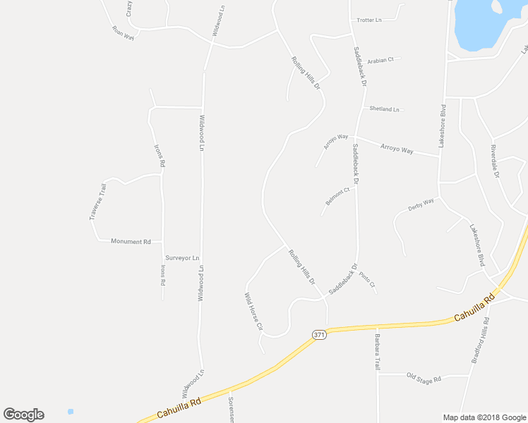 map of restaurants, bars, coffee shops, grocery stores, and more near 42553 Rolling Hills Drive in Aguanga