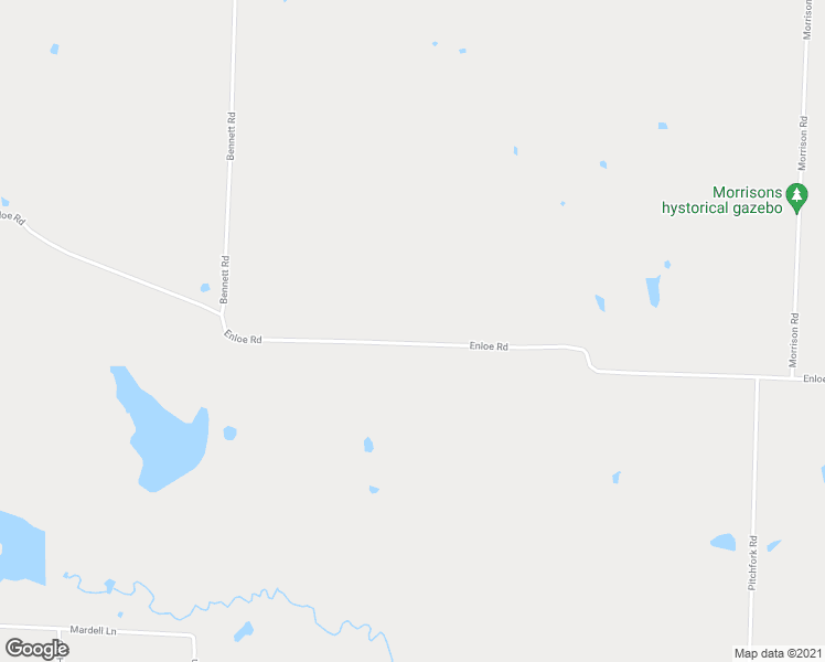 map of restaurants, bars, coffee shops, grocery stores, and more near 1555 Enloe Rd in Howe