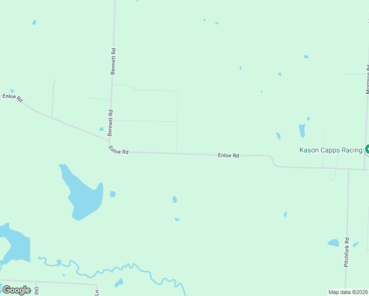 map of restaurants, bars, coffee shops, grocery stores, and more near 1555 Enloe Road in Howe