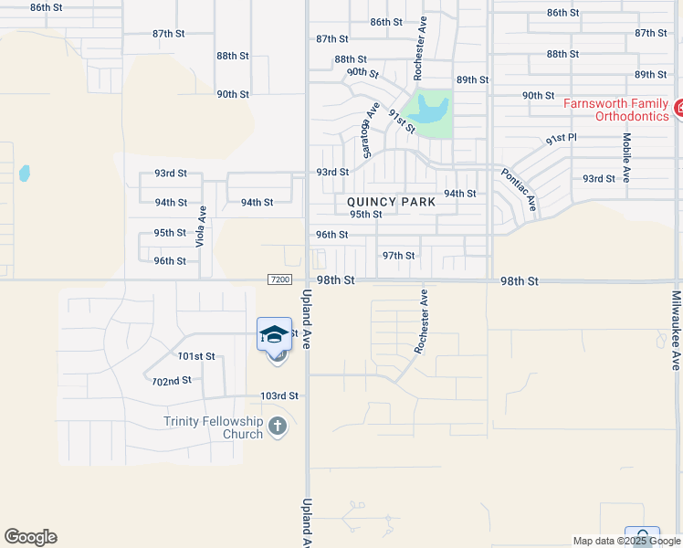 map of restaurants, bars, coffee shops, grocery stores, and more near 9715 Trenton Avenue in Lubbock