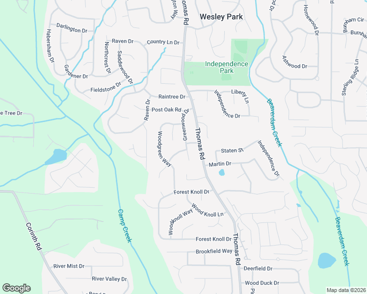 map of restaurants, bars, coffee shops, grocery stores, and more near 9151 Woodhill Lane in Jonesboro