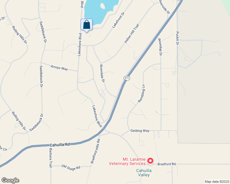 map of restaurants, bars, coffee shops, grocery stores, and more near 49235 Meadowview Way in Aguanga