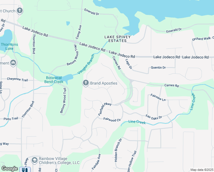 map of restaurants, bars, coffee shops, grocery stores, and more near 9174 Retreat Pass in Jonesboro