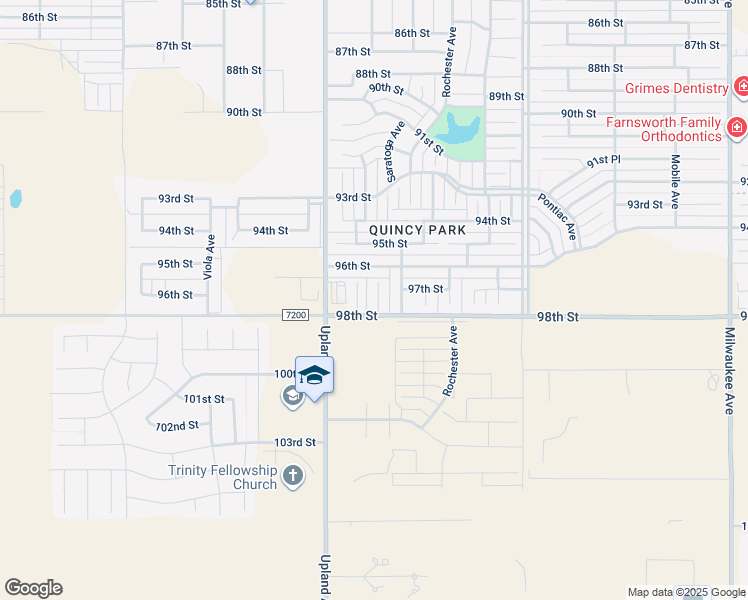 map of restaurants, bars, coffee shops, grocery stores, and more near 9715 Trenton Avenue in Lubbock
