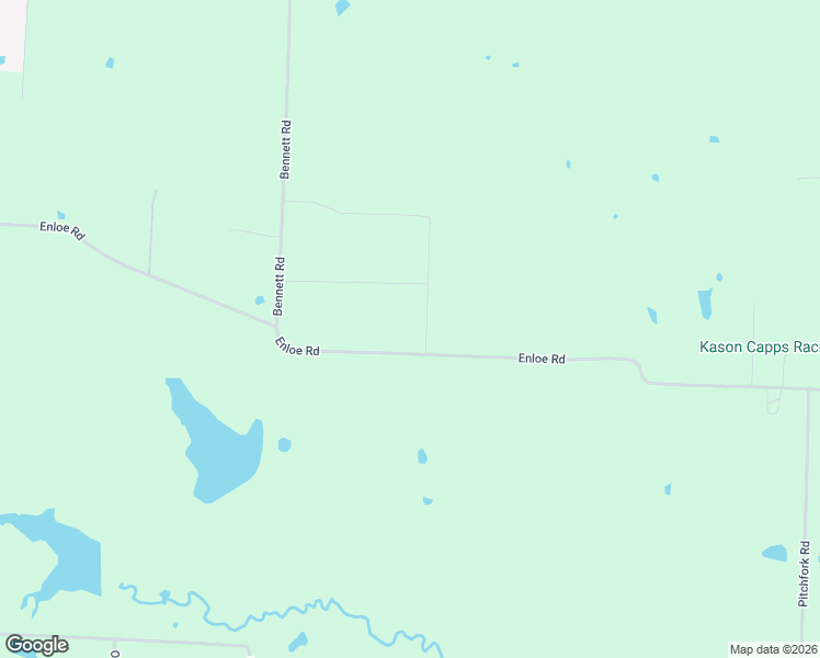 map of restaurants, bars, coffee shops, grocery stores, and more near 1366 Enloe Road in Howe