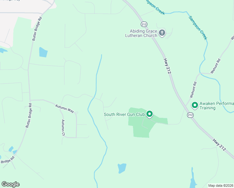 map of restaurants, bars, coffee shops, grocery stores, and more near 55 Amber Way in Covington