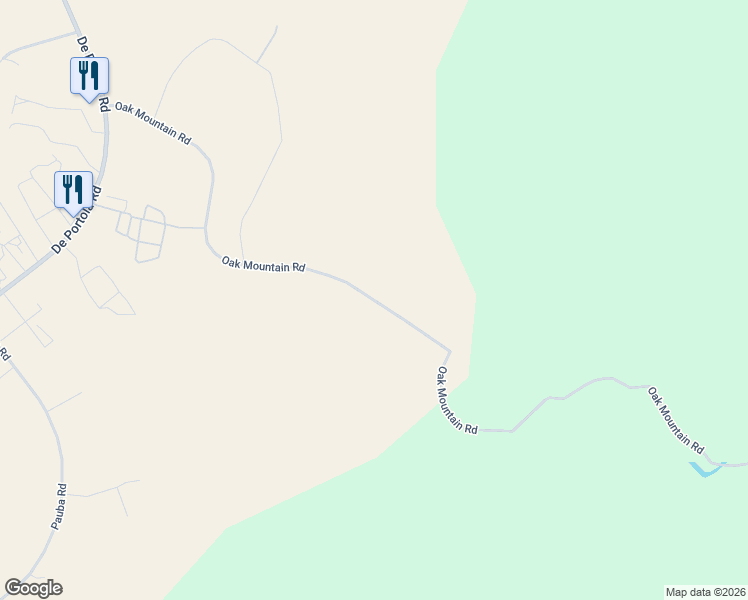 map of restaurants, bars, coffee shops, grocery stores, and more near Pulgas Creek Road in Temecula