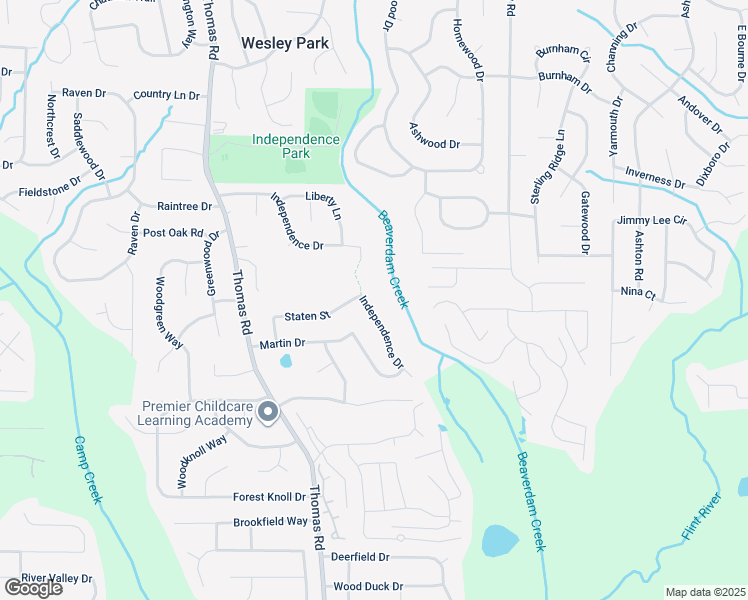 map of restaurants, bars, coffee shops, grocery stores, and more near 269 Independence Drive in Jonesboro