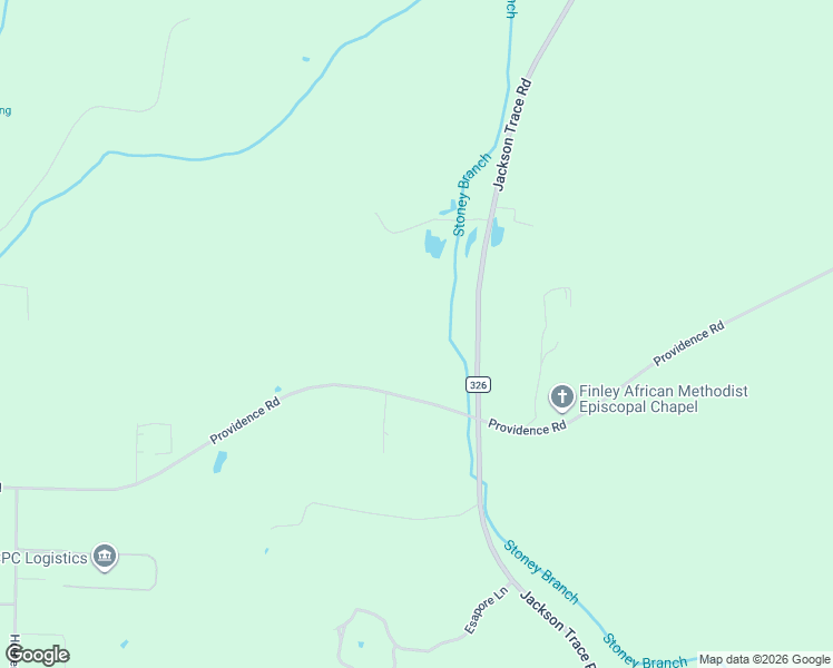 map of restaurants, bars, coffee shops, grocery stores, and more near 3990 Providence Road in Talladega