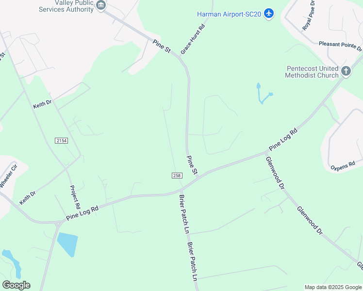 map of restaurants, bars, coffee shops, grocery stores, and more near 643 State Highway 202 in Warrenville