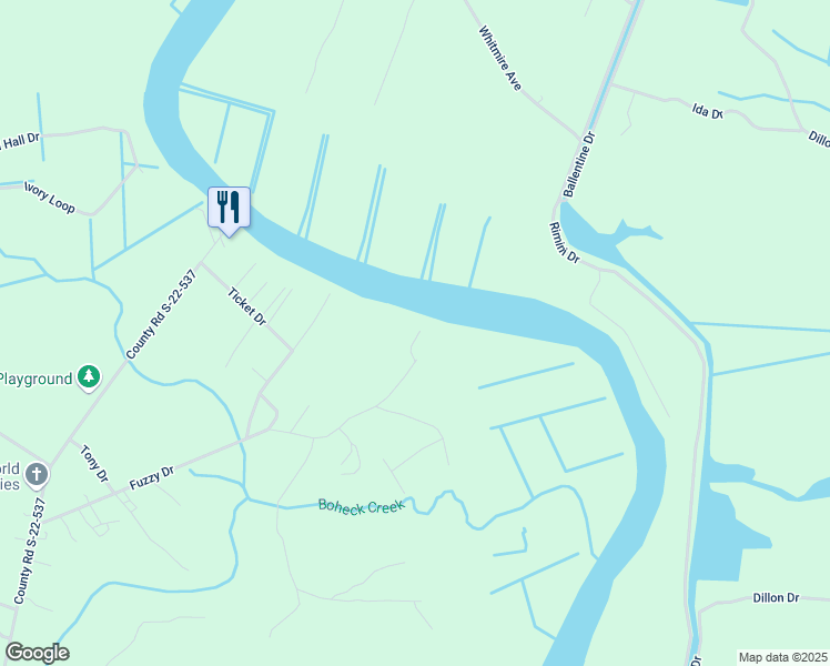 map of restaurants, bars, coffee shops, grocery stores, and more near Fuzzy Drive in Georgetown