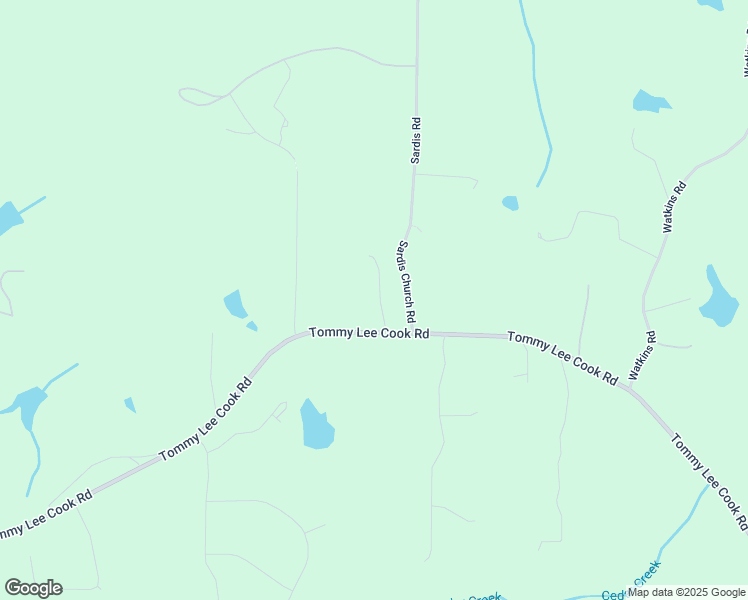 map of restaurants, bars, coffee shops, grocery stores, and more near 3775 Tommy Lee Cook Road in Newnan