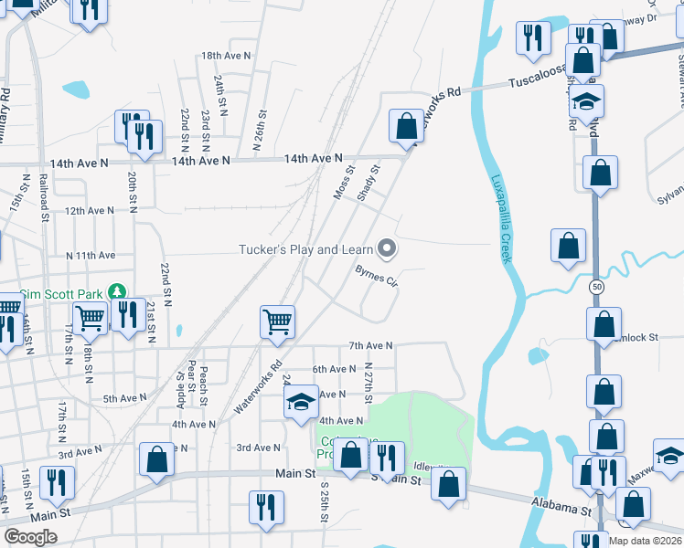 map of restaurants, bars, coffee shops, grocery stores, and more near 919 Waterworks Road in Columbus