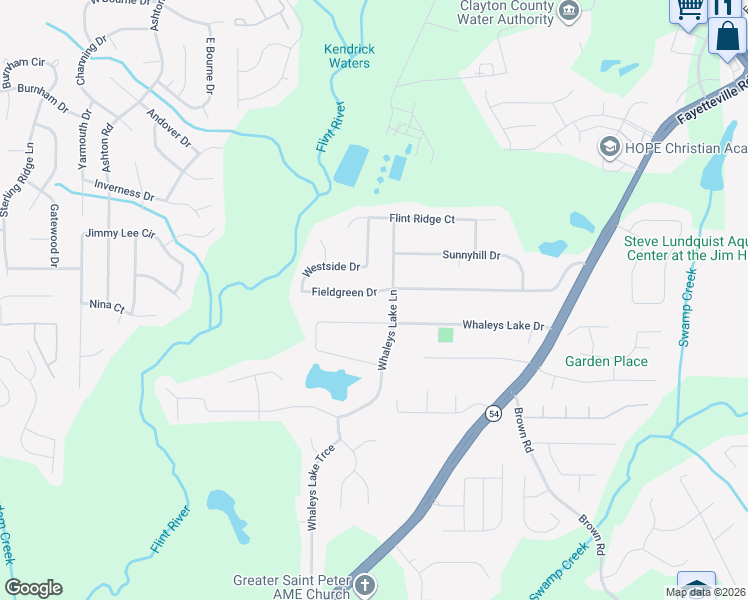 map of restaurants, bars, coffee shops, grocery stores, and more near 411 Fieldgreen Drive in Jonesboro