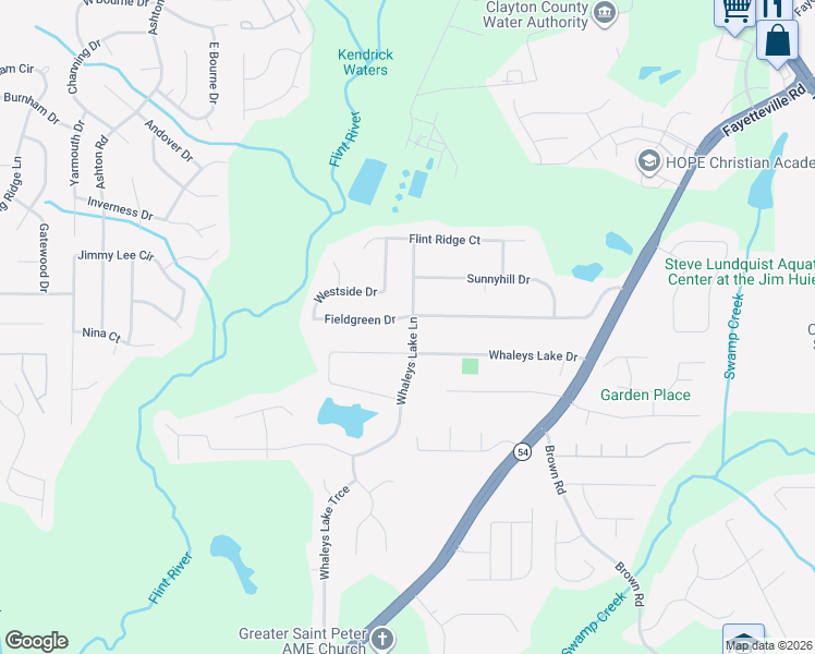 map of restaurants, bars, coffee shops, grocery stores, and more near 427 Fieldgreen Drive in Jonesboro
