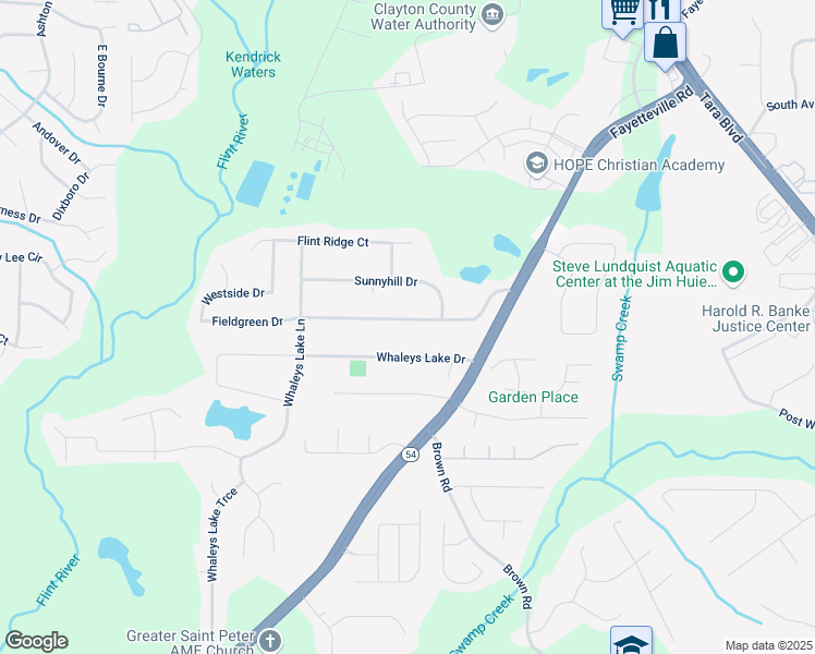 map of restaurants, bars, coffee shops, grocery stores, and more near 563 Fieldgreen Drive in Jonesboro