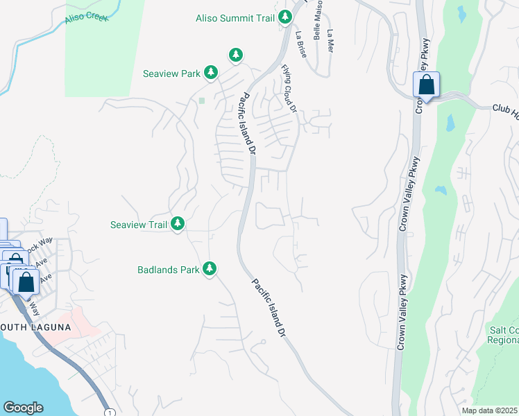 map of restaurants, bars, coffee shops, grocery stores, and more near 31406 Paseo De La Playa in Laguna Niguel