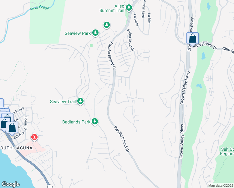 map of restaurants, bars, coffee shops, grocery stores, and more near 31406 Paseo De La Playa in Laguna Niguel