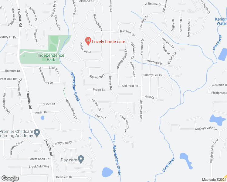 map of restaurants, bars, coffee shops, grocery stores, and more near 9118 Dorsey Road in Riverdale