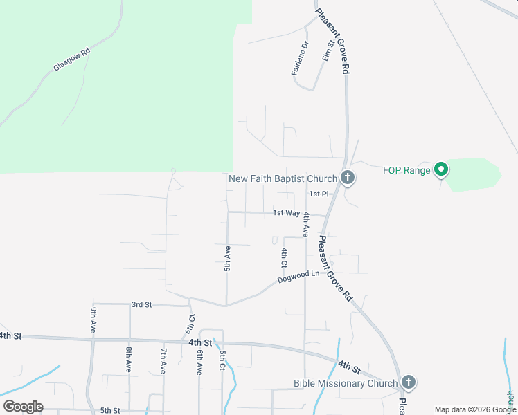 map of restaurants, bars, coffee shops, grocery stores, and more near 444 1st Way in Pleasant Grove