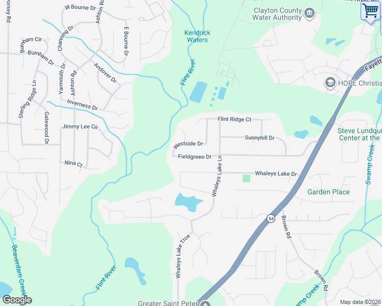 map of restaurants, bars, coffee shops, grocery stores, and more near 362 Fieldgreen Drive in Jonesboro