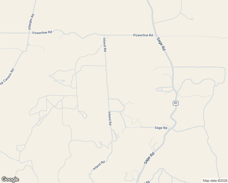 map of restaurants, bars, coffee shops, grocery stores, and more near 42805 Inland Road in Aguanga