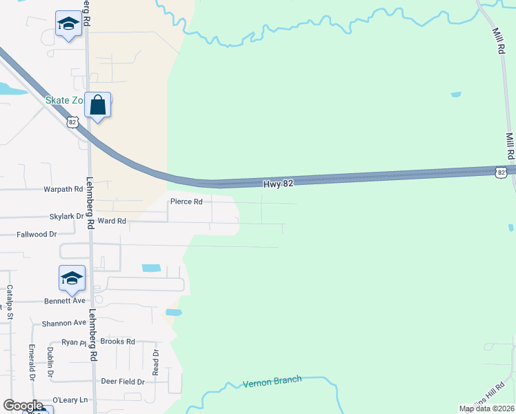 map of restaurants, bars, coffee shops, grocery stores, and more near 396 Pierce Road in Columbus