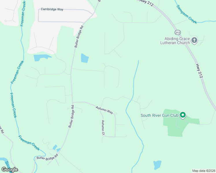 map of restaurants, bars, coffee shops, grocery stores, and more near 20 Saratoga Court in Covington