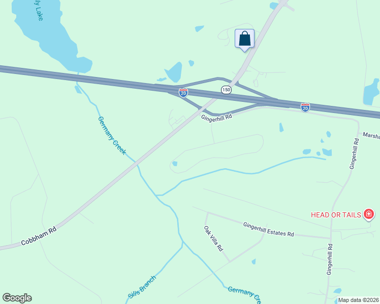 map of restaurants, bars, coffee shops, grocery stores, and more near 1060 Elias Station in Thomson