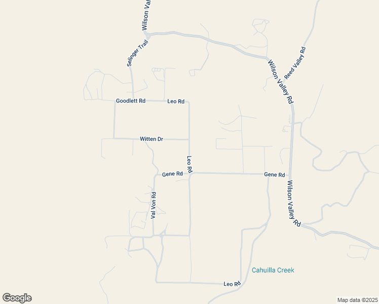 map of restaurants, bars, coffee shops, grocery stores, and more near Leo Road in Riverside County