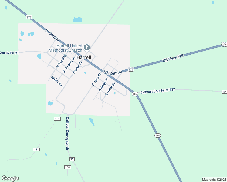 map of restaurants, bars, coffee shops, grocery stores, and more near 511 East Daniel in Harrell