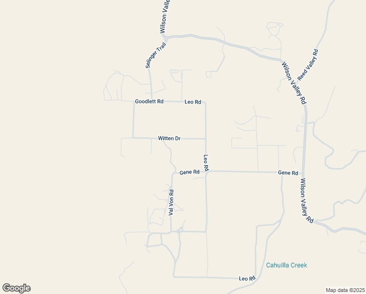 map of restaurants, bars, coffee shops, grocery stores, and more near 45455 Witten Drive in Aguanga