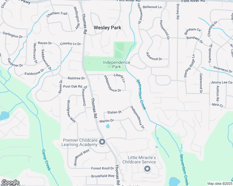 map of restaurants, bars, coffee shops, grocery stores, and more near 380 Independence Drive in Jonesboro