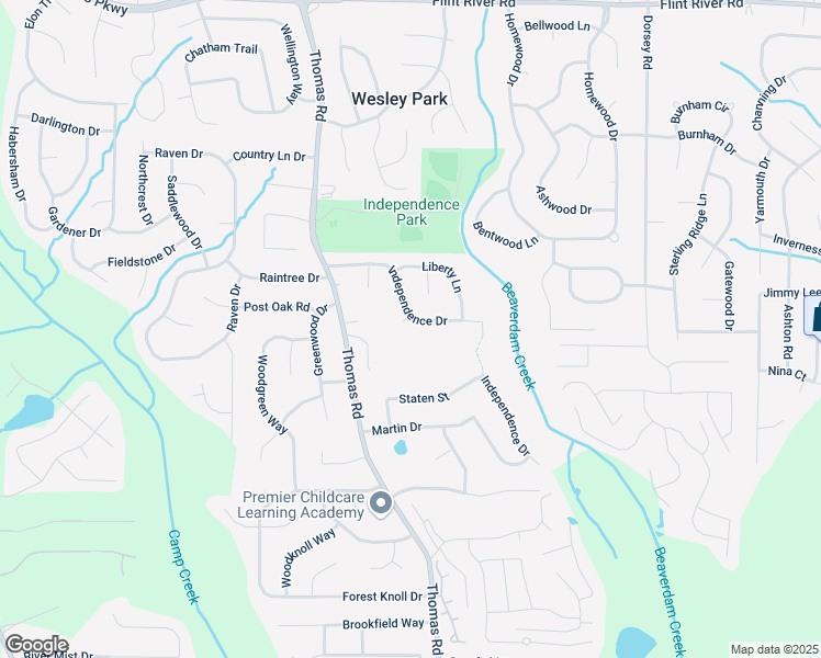 map of restaurants, bars, coffee shops, grocery stores, and more near 396 Independence Drive in Jonesboro