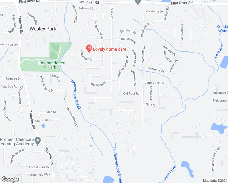 map of restaurants, bars, coffee shops, grocery stores, and more near 9082 Dorsey Road in Riverdale
