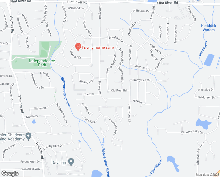 map of restaurants, bars, coffee shops, grocery stores, and more near 73 Old Post Road in Jonesboro