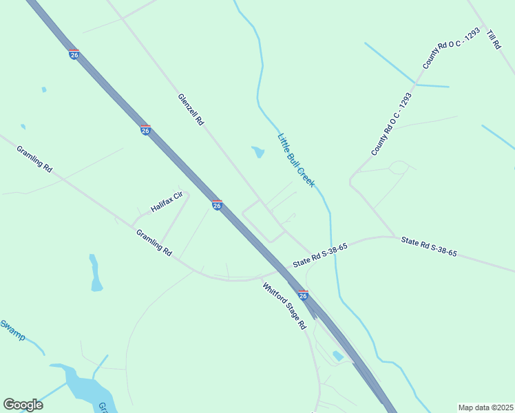 map of restaurants, bars, coffee shops, grocery stores, and more near 501 Glenzell Road in Orangeburg